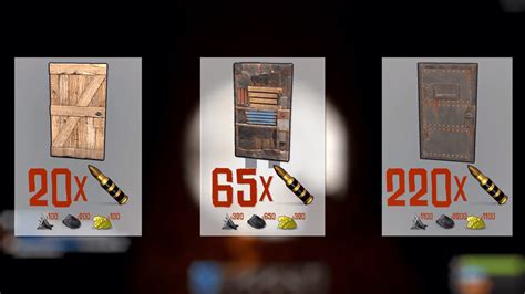 rust garage door explosive ammo